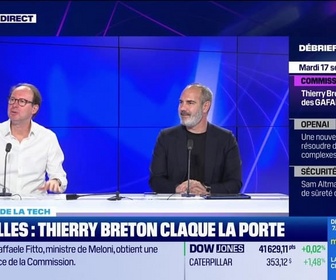 Replay Tech & Co, la quotidienne - Bruxelles : Thierry Breton claque la porte - 17/09