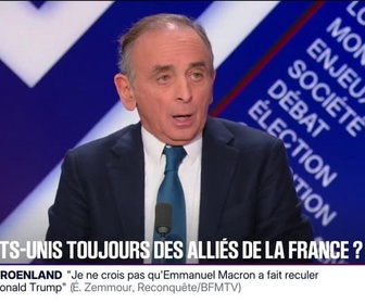 Replay BFM Politique - Éric Zemmour estime que Donald Trump n'aurait pas cherché à s'emparer du Groenland si les pays européens étaient puissants