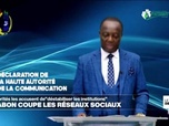 Replay Journal de l'Afrique - Le Gabon coupe plusieurs réseaux sociaux
