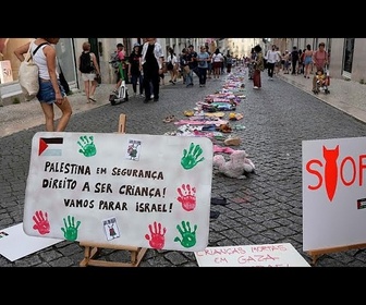 Replay Portugal : à nouveau, le symbole polémique des mains rouges pour dénoncer les victimes de Gaza