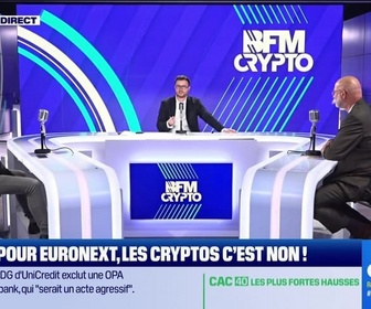 Replay BFM Crypto, le Club : Pour Euronext, les cryptos c'est non ! - 19/09