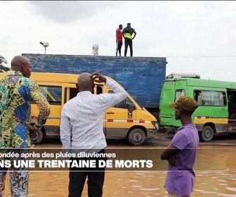 Replay Journal de l'Afrique - Pluies diluviennes à Kinshasa, des dizaines de morts et plusieurs personnes bloquées
