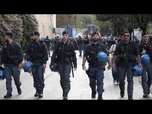 Replay Affrontements entre police anti-émeute et manifestants lors d'une marche antifasciste à Bologne