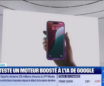 Replay Tech & Co, la quotidienne - Le Tech Flash : Apple teste un moteur boosté à l'IA de Google, par Léa Benaim - 04/09
