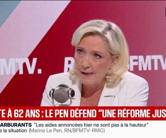 Replay Face à Face - Marine Le Pen affirme avoir le même projet que Jordan Bardella
