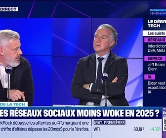 Replay Tech & Co, la quotidienne - Vers des réseaux sociaux moins woke en 2025 ? - 15/01