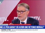 Replay Face à Face - Candidature de Marine Le Pen: Une forme de retenue morale aurait dû s'imposer à elle, estime Olivier Faure (PS)