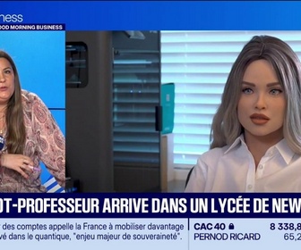 Replay Good Morning Business - Un robot-professeur arrive dans un lycée de New York