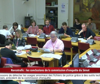 Replay 100% Sénat - Narcotrafic : la commission d'enquête rend son rapport