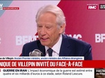Replay Face à Face - Présidentielle 2027: Dominique de Villepin déclare qu'il faut dépasser les clivages et travailler avec tous les partis, bien qu'il fasse la distinction entre LFI et le RN