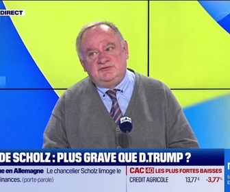 Replay Good Morning Business - Nicolas Doze face à Jean-Marc Daniel : Chute de Scholz, plus grave que Donald Trump ? - 07/11