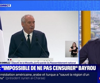 Replay Parlons info ! - Le Pen : impossible de ne pas censurer Bayrou - 17/07