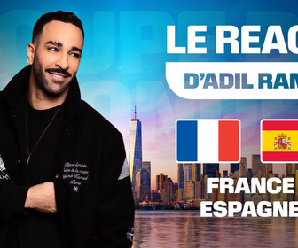 Replay Le react d'Adil Rami - France / Espagne