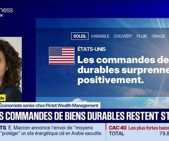 Replay BFM Bourse - L'éco du monde : Indicateur du jour, les commandes de biens durables US - 25/09