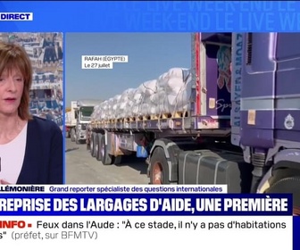 Replay Le live bfm - Gaza : reprise des largages d'aide, une première - 27/07