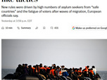 Replay Dans la presse - Immigration : L'UE dans les pas de Donald Trump ?