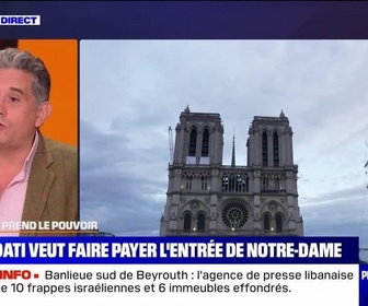 Replay Perrine jusqu'à minuit - Dati veut faire payer l'entrée de Notre-Dame - 23/10