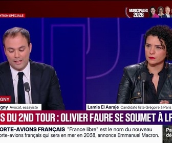 Replay Signé Consigny - Accords LFI-PS: Il va y avoir besoin de clarifier des positions, affirme Lamia El Aarage, première secrétaire du PS à Paris