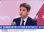 Replay Face à Face - Gabriel Attal: Je propose avec le parti Renaissance un nouveau système des retraites