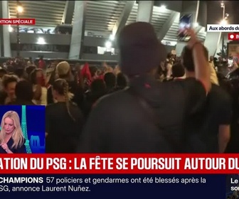 Replay BFM Grand Soir - PSG : la fête se poursuit près du parc, quelques débordements - 31/05