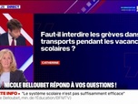 Replay BFM Politique - SNCF: Le droit de grève est protégé par la Constitution, rappelle Nicole Belloubet