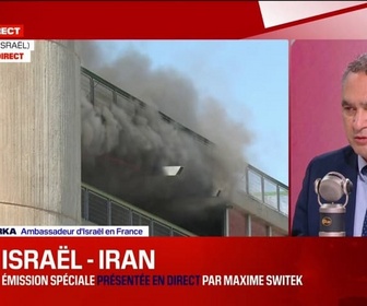 Replay Face à Face - L'hôpital israélien touché par une frappe iranienne avait été évacué hier soir, affirme l'ambassadeur d'Israël en France