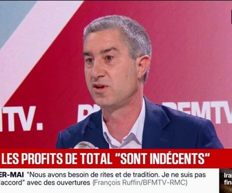 Replay Face à Face - François Ruffin affirme que les profits de TotalEnergies sont indécents
