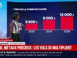 Replay BFM Première - L'ENQUÊTE DE LA MATINALE - Les vols de cuivre se multiplient alors que son prix augmente