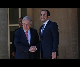 Replay En visite à Chypre, António Guterres rencontre les dirigeants grec et turc