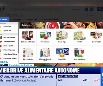 Replay Good Morning Business - Morning Retail : Le premier drive alimentaire autonome, par Eva Jacquot - 04/10