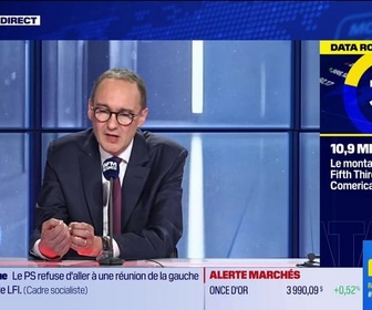 Replay BFM Bourse - La Data Room : 10,9 milliards de dollars : montant déboursé par Fifth Third pour acquérir Comerica dans le secteur des banques régionales US - 07/10