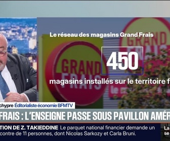 Replay BFM Première - BFM éco : Grand Frais, l'enseigne passe sous pavillon américain - 17/12