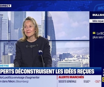 Replay BFM Bourse - Bullshitomètre : La BCE ne baissera plus ses taux - FAUX répond Valentine Ainouz - 26/08