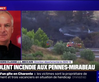 Replay 20H BFM - Incendies dans les Bouches-du-Rhône: Cette vigilance doit être culturelle à présent, estime le colonel Jean-Luc Beccari, directeur départemental du SDIS 13