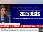 Replay BFM Première - Canicule: 2025 décès en plus recensés sur la période du 22 au 28 juin selon Santé Publique France