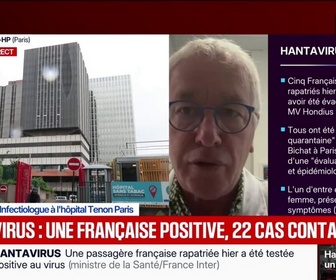 Replay Apolline de 9 à 10 - Hantavirus: Sur le plan épidémiologique, l'idéal aurait été de les confiner sur le bateau, assure Gilles Pialoux, infectiologue à l'hôpital Tenon à Paris