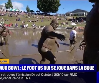 Replay L'image du jour - Ces amateurs de foot US ont participé au Mud Bowl, un évènement sportif qui consiste à jouer au foot mais dans la boue