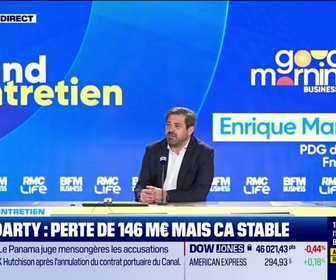 Replay Good Morning Business - Fnac-Darty : perte de 146 millions d'euros mais chiffre d'affaires stable
