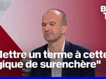 Replay Face à Face - Algérie, motion de censure, taxes américaines: l'interview de Manuel Bompard