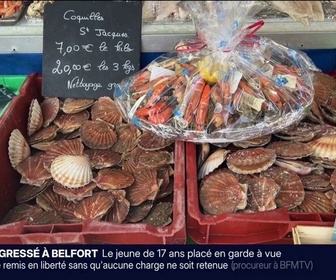 Replay BFM Première - Hausse des prix du carburant, quotas de pêche: les prix des Saint-Jacques augmentent