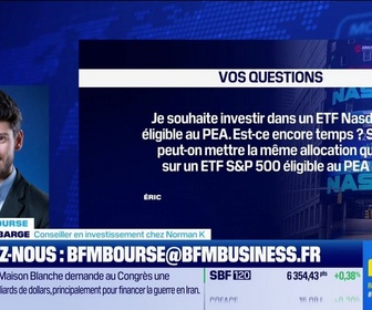Replay BFM Bourse - Culture Bourse : Je voudrais investir dans un ETF Nasdaq éligible au PEA. Est-ce encore temps ? , par Julie Cohen-Heurton - 25/06