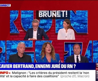 Replay Liberté Egalité Brunet! - Xavier Bertrand, ennemi juré du RN ? - 04/09