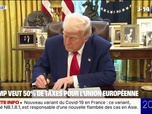 Replay 20H BFM - Menaces douanières sur les produits de l'UE: ce qu'il faut retenir des dernières annonces de Donald Trump