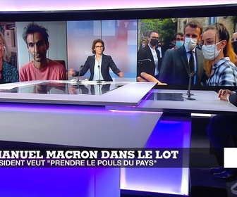 Replay Politique - Emmanuel Macron dans le Lot : le chef de l'État entame son tour de France
