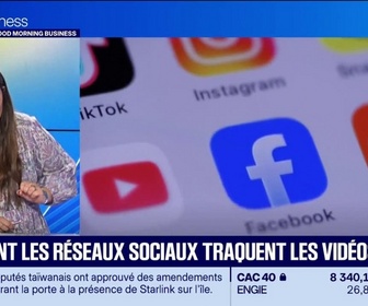 Replay Good Morning Business - Comment les réseaux sociaux traquent les vidéos IA