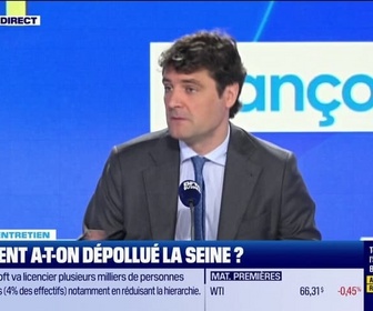 Replay Good Morning Business - Tout a été fait en amont de Paris: François-Marie Didier, président du SIAAP, explique comment la Seine a été dépolluée