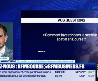 Replay BFM Bourse - Culture Bourse : Comment investir dans le secteur spatial en Bourse ? , par Julie Cohen-Heurton - 09/09