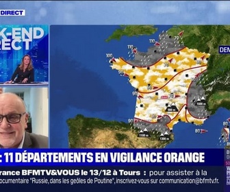 Replay Week-end direct - Vents : onze départements en vigilance orange - 06/12