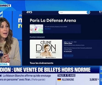 Replay Morning Retail : Céline Dion, une vente de billets hors norme, par Eva Jacquot - 08/04
