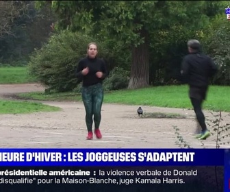 Replay Week-end première - Heure d'hiver: dans les grandes villes, les joggeuses s'adaptent pour courir sans crainte